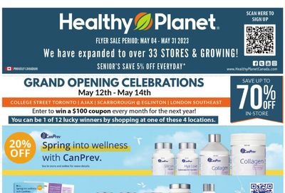 Healthy Planet Produce Flyer May 4 to 31
