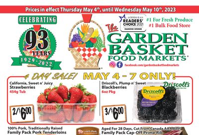 The Garden Basket Flyer May 4 to 10