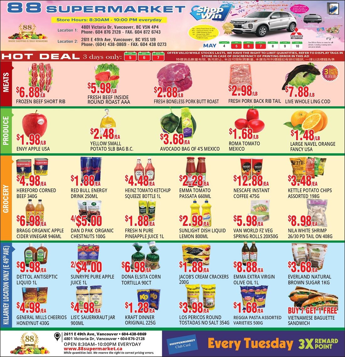 88 Supermarket Flyer May 4 to 10