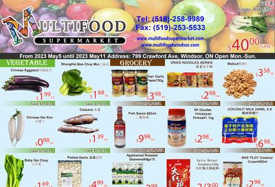 MultiFood Supermarket Flyer May 5 to 11