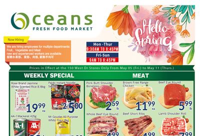 Oceans Fresh Food Market (West Dr., Brampton) Flyer May 5 to 11