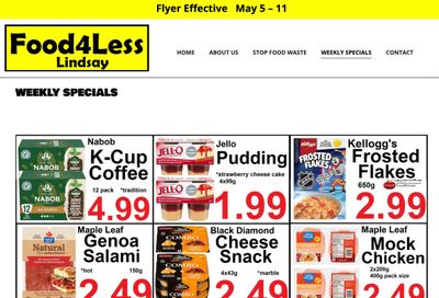 Food 4 Less (Lindsay) Flyer May 5 to 11