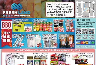 FreshLand Supermarket Flyer May 5 to 11