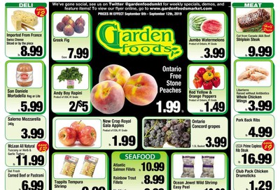 Garden Foods Flyer September 6 to 12