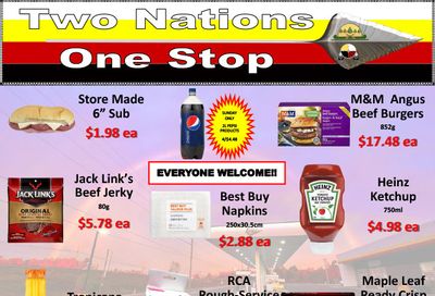 Two Nations One Stop Flyer May 5 to 11