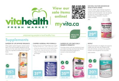 Vita Health Fresh Market Flyer May 4 to 24