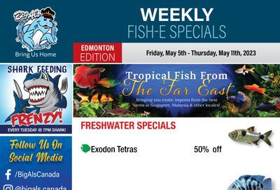 Big Al's (Edmonton) Weekly Specials May 5 to 11