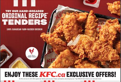 KFC Canada Coupon (Manitoba) Valid until June 25