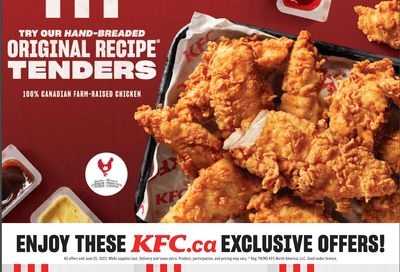 KFC Canada Coupon (Prince Edward Island) Valid until June 25