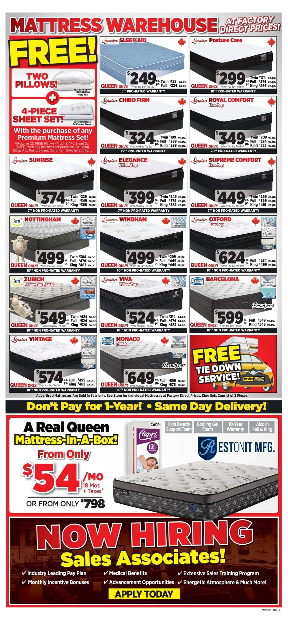 Surplus Furniture & Mattress Warehouse (Dartmouth) Flyer May 8 to 28