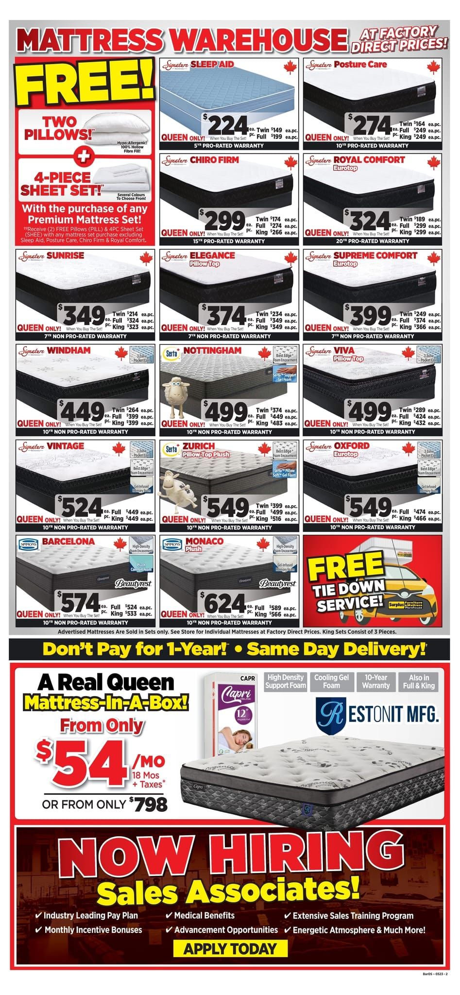 Surplus Furniture & Mattress Warehouse (Owen Sound) Flyer May 8 to 28
