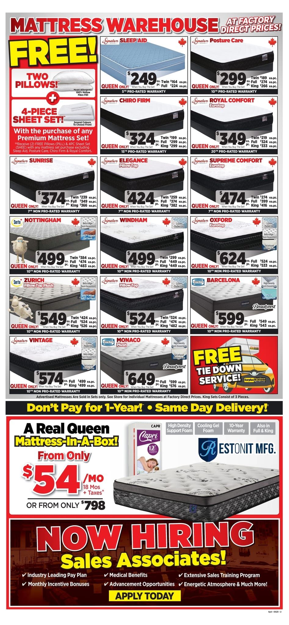 Surplus Furniture & Mattress Warehouse (Sydney) Flyer May 8 to 28