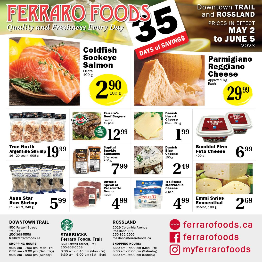 Ferraro Foods Flyer May 9 to 22