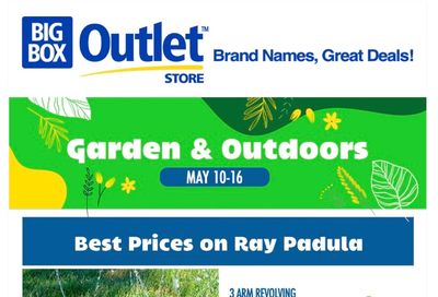 Big Box Outlet Store Flyer May 10 to 16