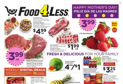 Food 4 Less (CA) Weekly Ad Flyer Specials May 10 to May 16, 2023