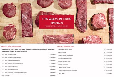 Denninger's Weekly Specials May 10 to 16