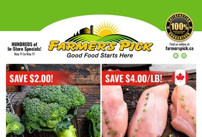 Farmer's Pick Flyer May 11 to 17