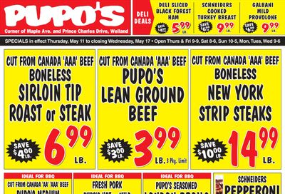 Pupo's Food Market Flyer May 11 to 17