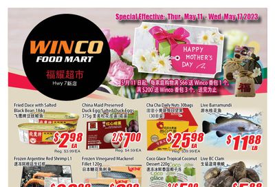 WinCo Food Mart (HWY 7) Flyer May 11 to 17