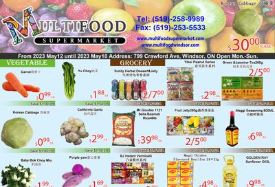 MultiFood Supermarket Flyer May 12 to 18
