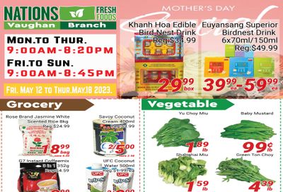 Nations Fresh Foods (Vaughan) Flyer May 12 to 18