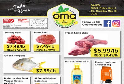 Oma Fresh Foods Flyer May 12 to 18