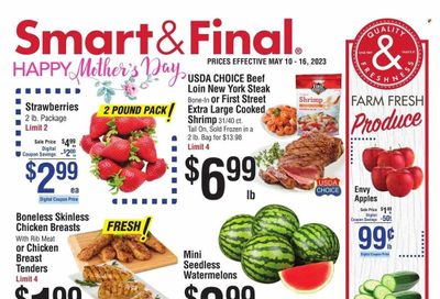 Smart & Final (CA) Weekly Ad Flyer Specials May 10 to May 16, 2023