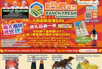 Ranch Fresh Supermarket Flyer May 12 to 18