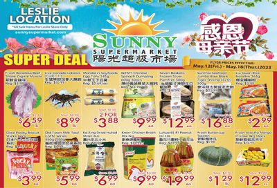 Sunny Supermarket (Leslie) Flyer May 12 to 18