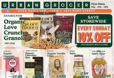 Urban Grocer Flyer May 12 to 18