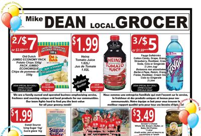Mike Dean Local Grocer Flyer May 12 to 18