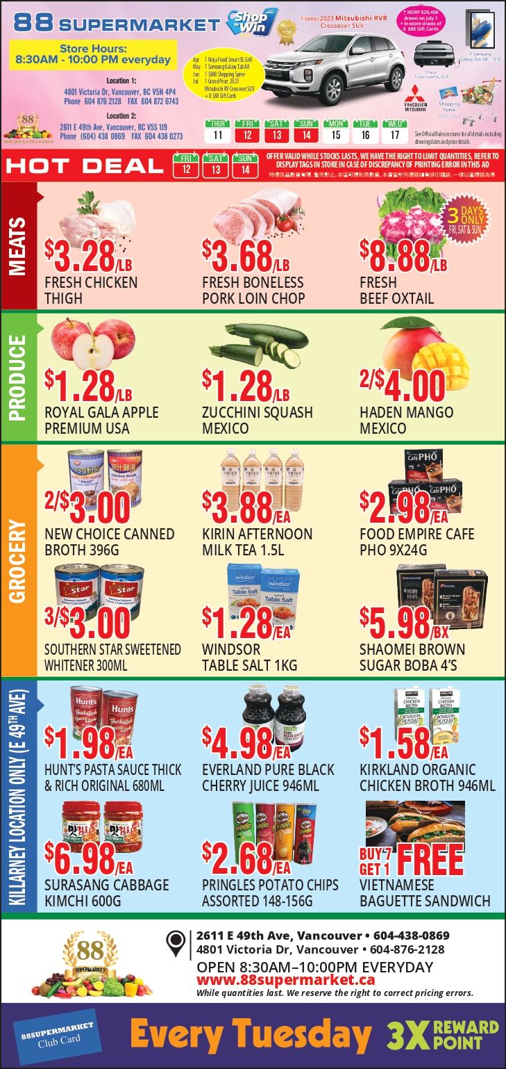 88 Supermarket Flyer May 11 to 17
