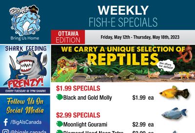 Big Al's (Ottawa East) Weekly Specials May 12 to 18