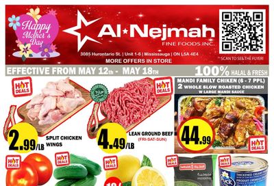 Alnejmah Fine Foods Inc. Flyer May 12 to 18