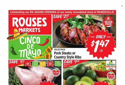 Rouses Markets (LA) Weekly Ad Flyer Specials May 3 to May 10, 2023