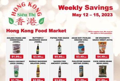 Hong Kong Food Market Flyer May 12 to 15