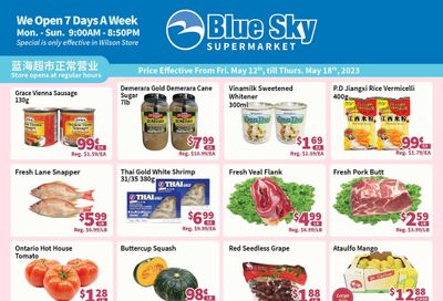 Blue Sky Supermarket (North York) Flyer May 12 to 18