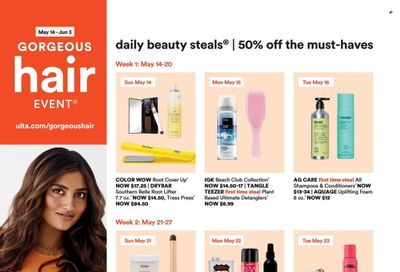 Ulta Beauty Weekly Ad Flyer Specials May 14 to June 3, 2023