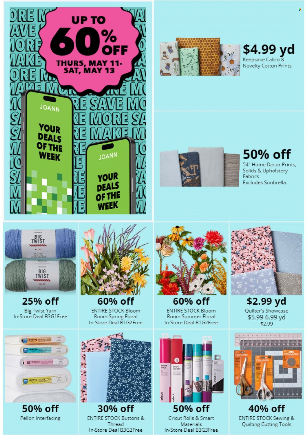 JOANN Weekly Ad Flyer Specials May 11 to May 24, 2023