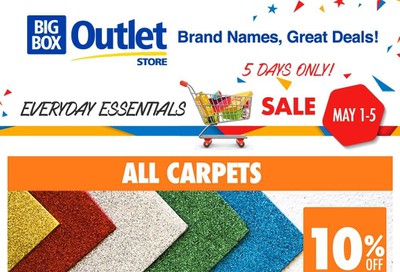Big Box Outlet Store Flyer May 1 to 5