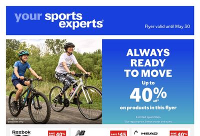 Sports Experts Flyer May 17 to 30