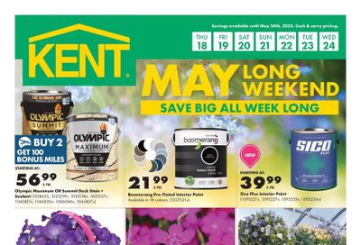 Kent Building Supplies Flyer May 18 to 24