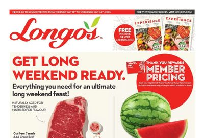 Longo's Long Weekend Extra Flyer May 18 to 24