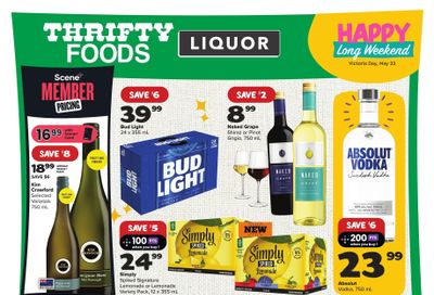 Thrifty Foods Liquor Flyer May 18 to 24