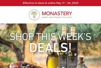 Monastery Bakery Flyer May 17 to 24