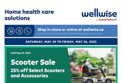 Wellwise by Shoppers Flyer May 20 to 26