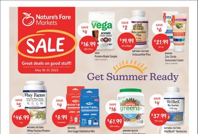 Nature's Fare Markets Flyer May 18 to 31