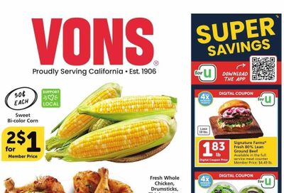 Vons (CA) Weekly Ad Flyer Specials May 17 to May 23, 2023