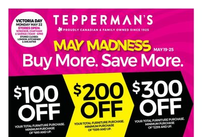 Tepperman's Flyer May 19 to 25
