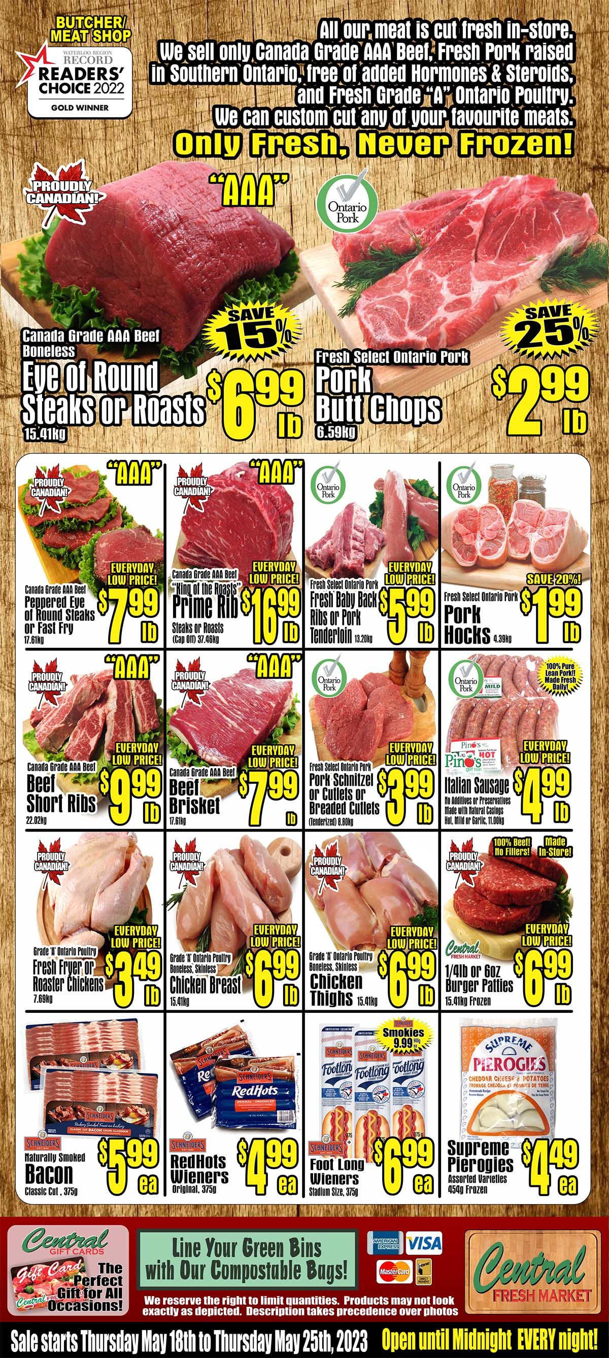 Central Fresh Market Flyer May 18 to 25